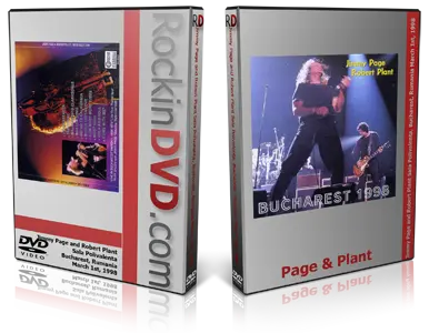 Artwork Cover of Jimmy Page and Robert Plant 1998-03-01 DVD Bucharest Proshot