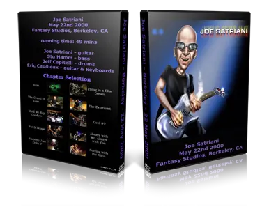 Artwork Cover of Joe Satriani 2000-05-22 DVD Berkeley Proshot