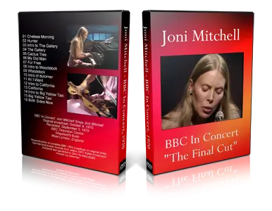 Artwork Cover of Joni Mitchell 1970-09-03 DVD London Proshot