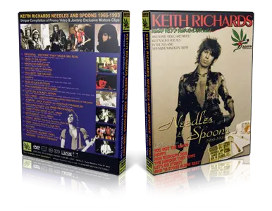 Artwork Cover of Keith Richards Compilation DVD Needles and Spoons 1966-1993 Proshot