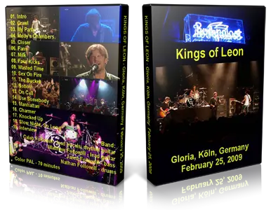 Artwork Cover of Kings Of Leon 2009-02-25 DVD Rockpalast Proshot