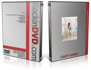 Artwork Cover of Lady Gaga 2010-01-15 DVD Chicago Proshot