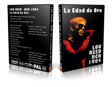 Artwork Cover of Lou Reed 1984-12-10 DVD Barcelona Proshot