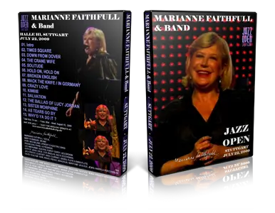 Artwork Cover of Marianne Faithfull 2009-07-22 DVD Stuttgart Proshot