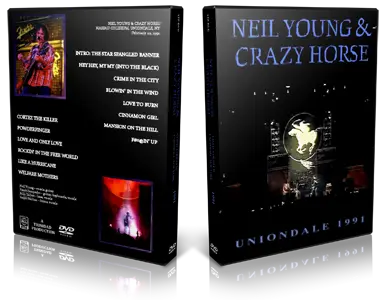 Artwork Cover of Neil Young 1991-02-22 DVD Uniondale Audience