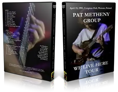 Artwork Cover of Pat Metheny 1995-04-23 DVD Warsaw Proshot