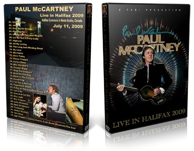 Artwork Cover of Paul McCartney 2009-07-11 DVD Halifax Proshot