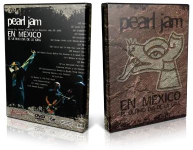 Artwork Cover of Pearl Jam 2003-07-19 DVD Mexico City Proshot