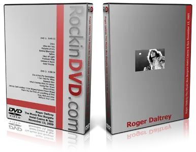 Artwork Cover of Roger Daltrey 2009-11-13 DVD Atlantic City Proshot