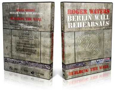 Artwork Cover of Roger Waters Compilation DVD July 1990 Berlin Rehearsals Audience