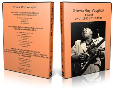 Artwork Cover of Stevie Ray Vaughan Compilation DVD Finland 1985 Audience