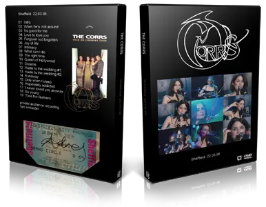 Artwork Cover of The Corrs 1998-03-22 DVD Sheffield Audience