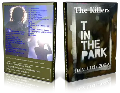 Artwork Cover of The Killers 2009-07-11 DVD Kinross Proshot