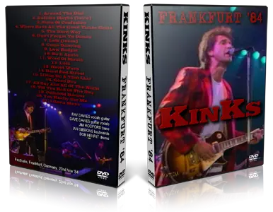 Artwork Cover of The Kinks 1984-11-23 DVD Frankfurt Proshot