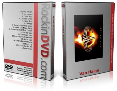 Artwork Cover of Van Halen 1983-01-16 DVD Caracas Proshot