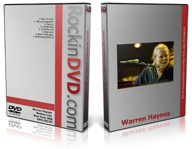 Artwork Cover of Warren Haynes 1992-04-07 DVD New York City Proshot