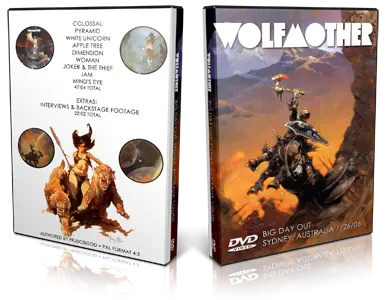 Artwork Cover of Wolfmother 2006-01-26 DVD Sydney Proshot