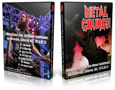 Artwork Cover of Metal Church 2016-09-23 DVD San Bernardino Audience