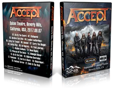 Artwork Cover of Accept 2017-09-07 DVD Beverly Hills Audience