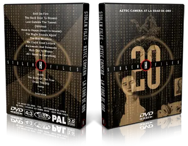 Artwork Cover of Aztec Camera 1984-09-09 DVD Madrid Proshot