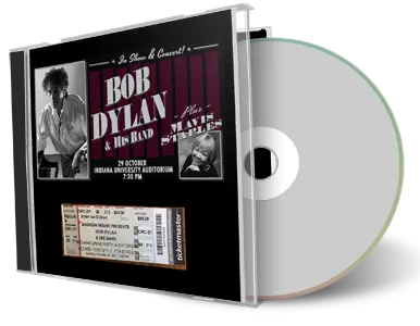 Artwork Cover of Bob Dylan 2017-10-29 CD Bloomington Audience