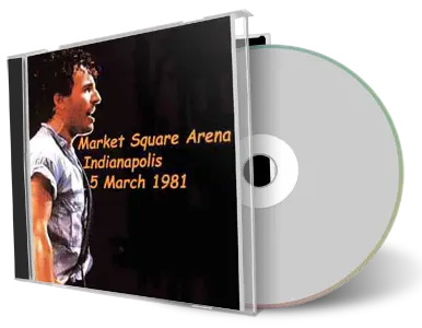 Artwork Cover of Bruce Springsteen 1981-03-05 CD Indianapolis Audience