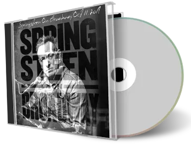 Artwork Cover of Bruce Springsteen 2017-10-11 CD On Broadway New York City Audience