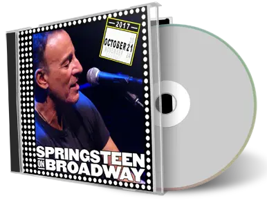 Artwork Cover of Bruce Springsteen 2017-10-21 CD On Broadway New York City Audience