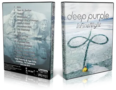 Artwork Cover of Deep Purple 2017-06-02 DVD Amsterdam Audience
