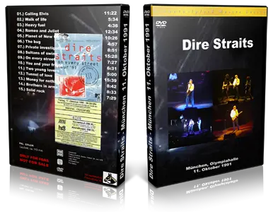 Artwork Cover of Dire Straits 1991-10-11 DVD Munich Audience