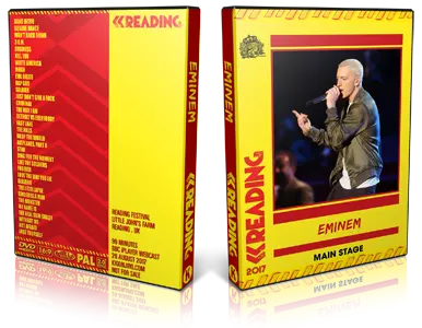 Artwork Cover of Eminem 2017-08-26 DVD Reading Festival Proshot