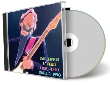 Artwork Cover of Eric Clapton 1990-03-03 CD Paris Audience