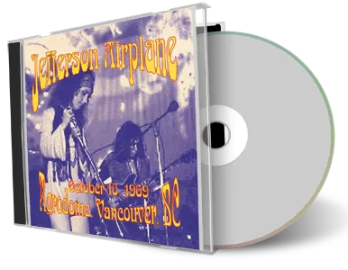 Artwork Cover of Jefferson Airplane 1969-10-10 CD Vancouver Audience