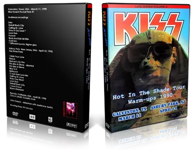 Artwork Cover of KISS Compilation DVD Hot In The Shade Tour 1990 Proshot