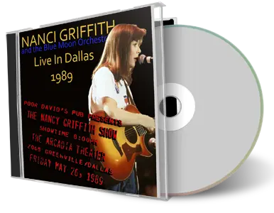 Artwork Cover of Nanci Griffith 1989-05-26 CD Dallas Audience