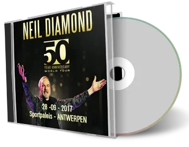 Artwork Cover of Neil Diamond 2017-09-28 CD Antwerp Audience