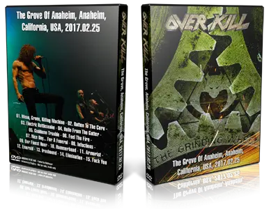Artwork Cover of Overkill 2017-02-25 DVD Anaheim Audience