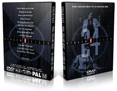 Artwork Cover of Paul Collins Beat 1984-12-18 DVD Madrid Proshot