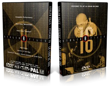 Artwork Cover of Pychic TV 1984-10-16 DVD Madrid Proshot