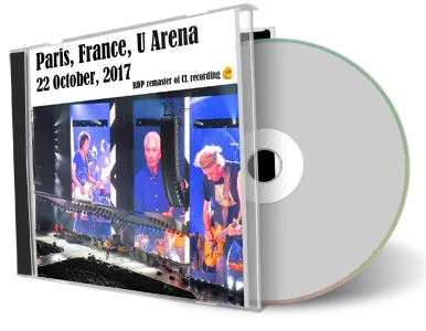 Artwork Cover of Rolling Stones 2017-10-22 CD Paris Audience