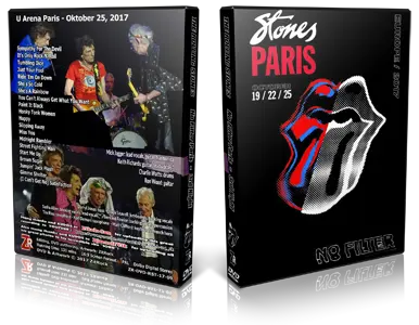 Artwork Cover of Rolling Stones 2017-10-25 DVD Paris Audience