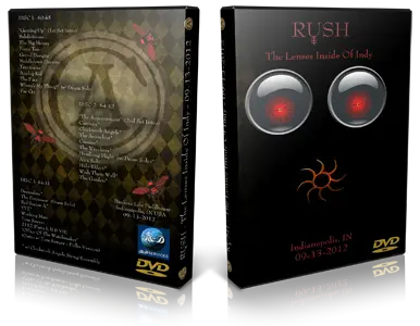 Artwork Cover of Rush 2012-09-13 DVD Indianapolis Audience