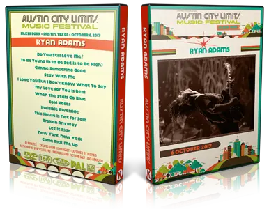 Artwork Cover of Ryan Adams 2017-10-06 DVD Austin City Limits Proshot