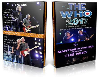Artwork Cover of The Who 2017-09-23 DVD Rio de Janeiro Proshot