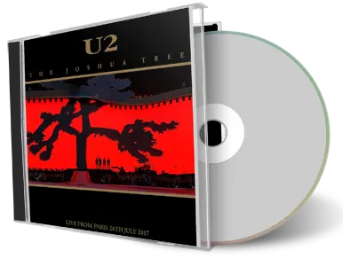 Artwork Cover of U2 2017-07-26 CD Paris Soundboard