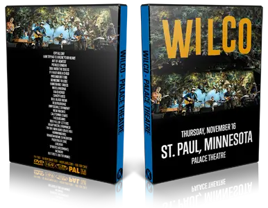 Artwork Cover of Wilco 2017-11-16 DVD St Paul Proshot