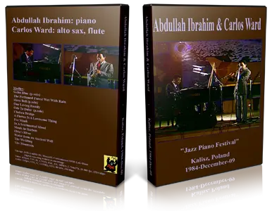Artwork Cover of Abdullah Ibrahim and Carlos Ward 1984-12-09 DVD Kalisz Proshot