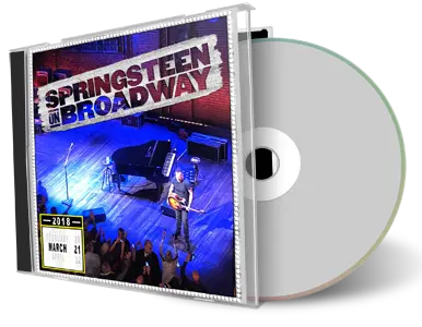 Artwork Cover of Bruce Springsteen 2018-03-21 CD On Broadway New York City Audience