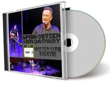 Artwork Cover of Bruce Springsteen 2018-03-30 CD On Broadway New York City Audience