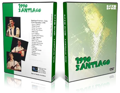 Artwork Cover of David Bowie 1990-09-27 DVD Santiago Proshot
